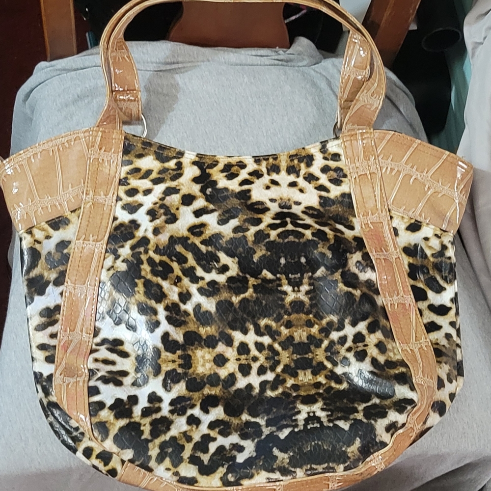 Cato Leopard Print Tote Bag